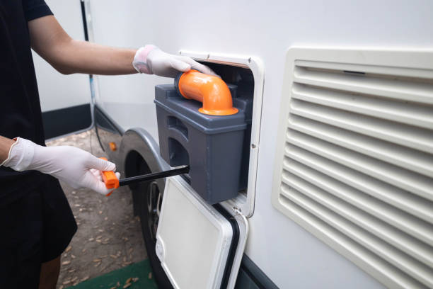 Porta potty delivery and setup in New York Mills, NY